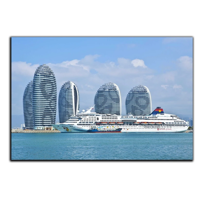 تابلو شاسی بکلیت طرح منظره شهر دبی مدل SH-694