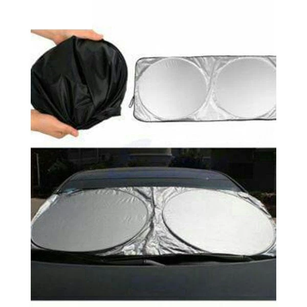 آفتابگیر شیشه  خودرو مدل StarCaver مناسب برای پراید مجموعه دو عددی