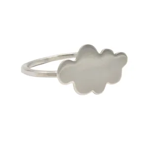 انگشتر نقره زنانه طرح ابر