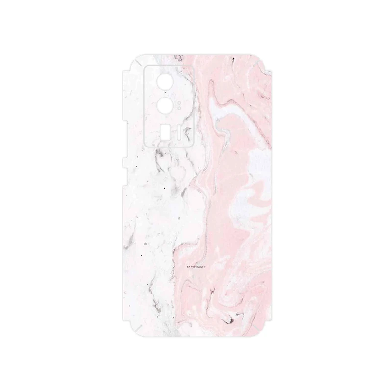 برچسب پوششی ماهوت مدل Blanco_Pink_Marble مناسب برای گوشی موبایل شیائومی Poco F5 Pro