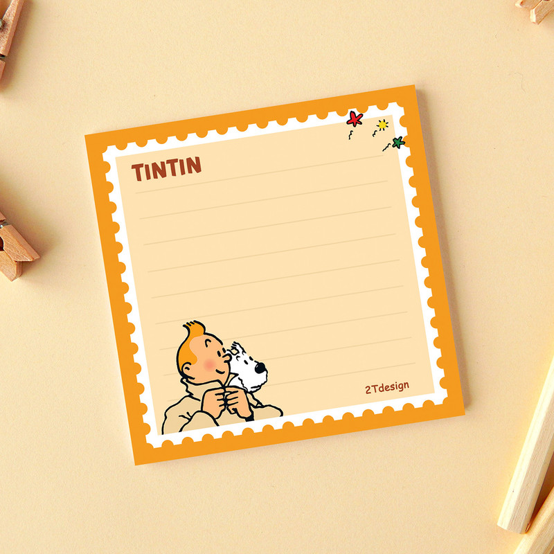 کاغذ یادداشت طوطی دیزاین مدل نوت پد طرح تن تن کد NP-19