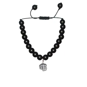 دستبند مهره ای هایکا طرح مشت آتشی کد bd.ha 15