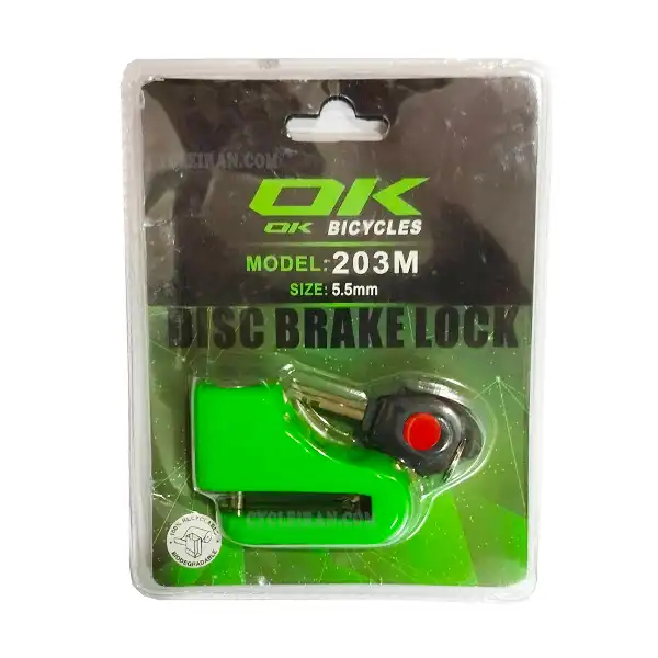 قفل دیسکی موتورسیکلت اوکی کد YEL_04