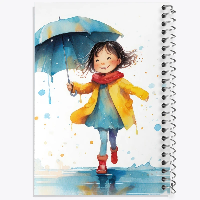 دفتر ژورنال نویسی 50 برگ خندالو مدل نقطه ای طرح دخترانه کد N2209