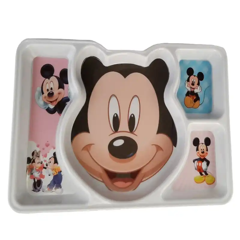 سرویس غذا خوری 3 پارچه کودک طرح میکی موس کد Rbay3