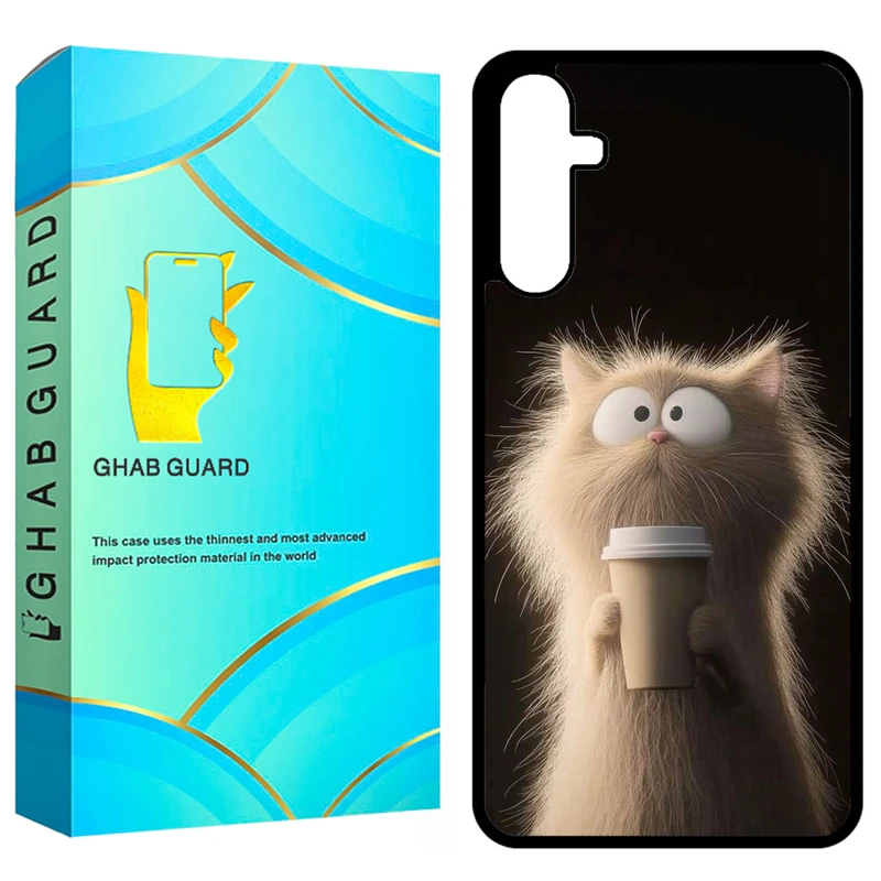 کاور قاب گارد طرح گربه مدل GCHPA14 مناسب برای گوشی موبایل سامسونگ Galaxy A14 4G / A14 5G / M14 5G