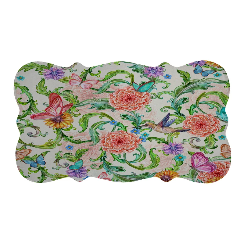 پادری مدل دالبر طرح گل کد 5918 سایز 110×60 سانتی متر