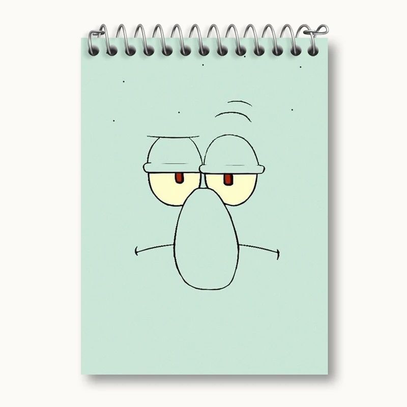 دفتر یادداشت 50 برگ خندالو مدل اختاپوس باب اسفنجی کد 1351