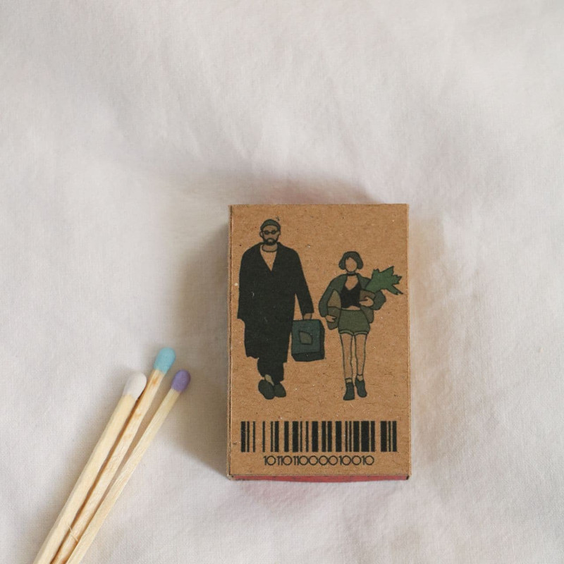 کبریت مدل B612 طرح لئون کد B612 - 114