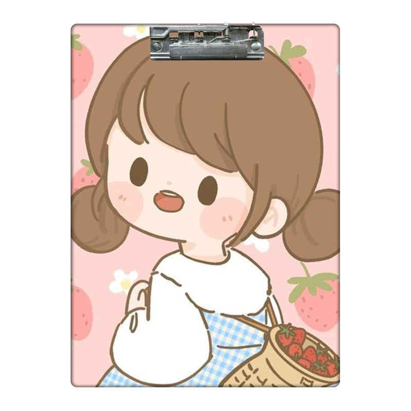 تخته شاسی طرح دختر توت فرنگی کد  8502696 سایز A4
