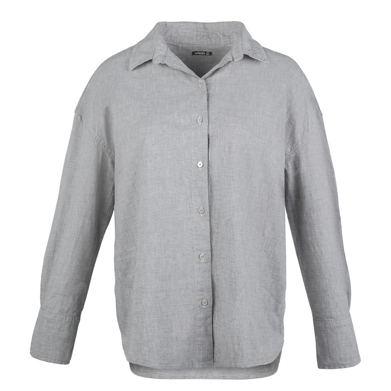 شومیز آستین بلند یقه برگردان زنانه پوتنزا مدل 92431033