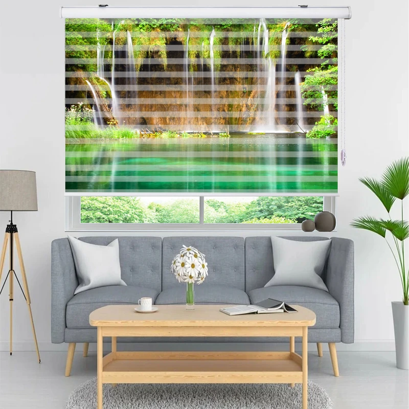  پرده زبرا زیو مدل L5052 سایز 100x200 سانتی متر