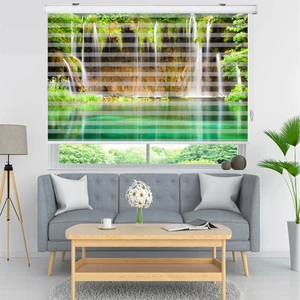 پرده زبرا زیو مدل L5052 سایز 100x280 سانتی متر