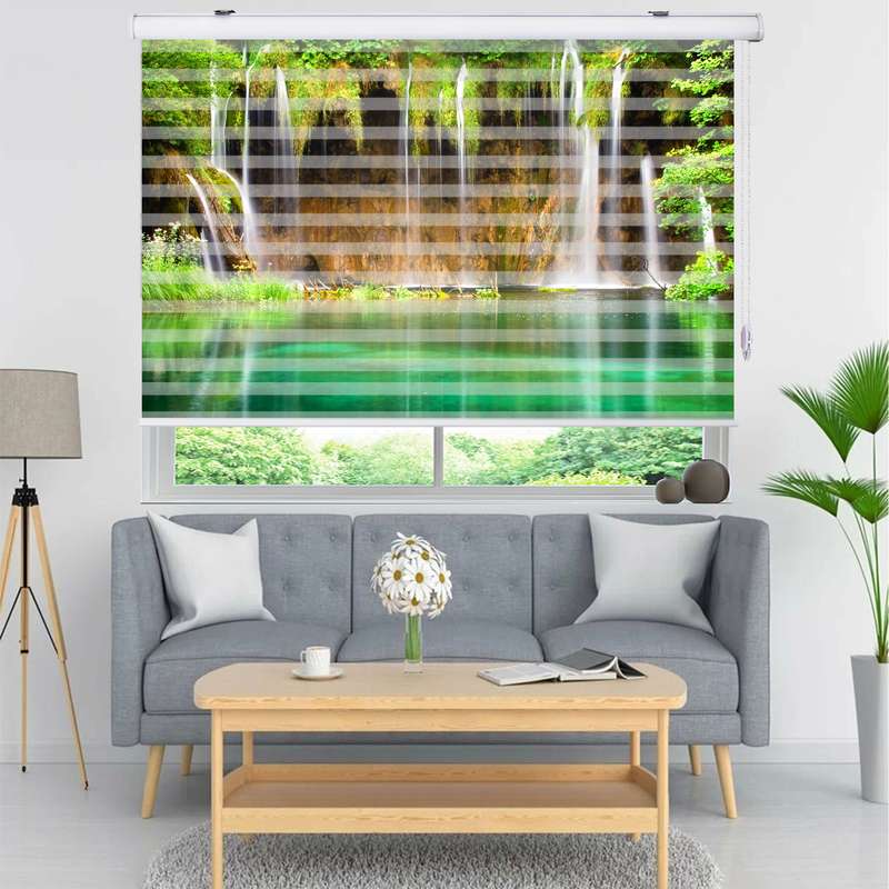 پرده زبرا زیو مدل L5052 سایز 200x280 سانتی متر