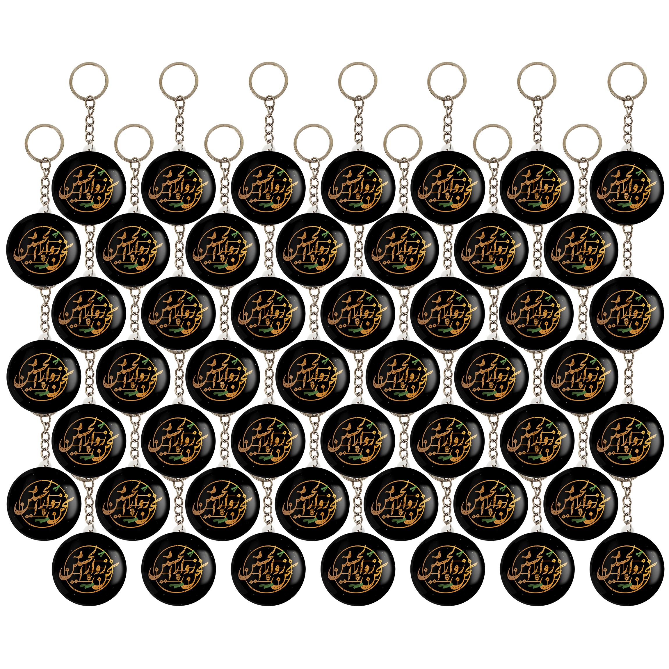 جاکلیدی خندالو مدل محرم و اربعین نحن زوار الحسین کد 7652 بسته 49 عددی