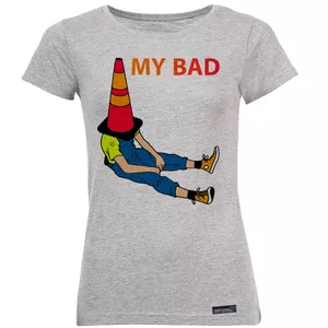 تی شرت آستین کوتاه زنانه 27 مدل My Bad کد MH1563