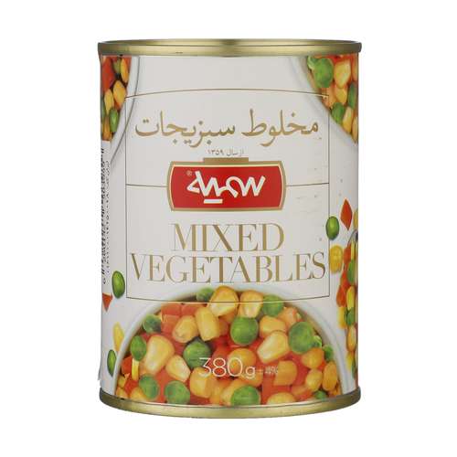 کنسرو سبزیجات مخلوط سمیه - 380 گرم