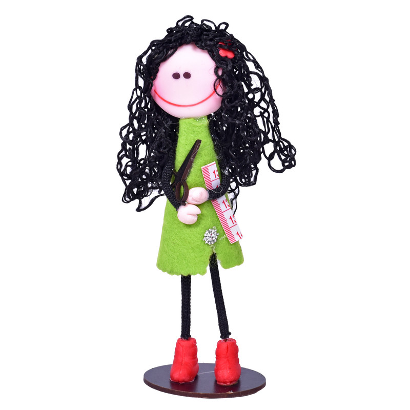 عروسک طرح خیاط کد 018 ارتفاع 22 سانتی متر