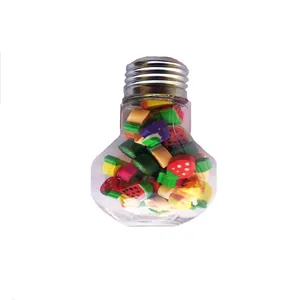 پاک کن طرح میوه ای مدل لامپ بسته 45 عددی