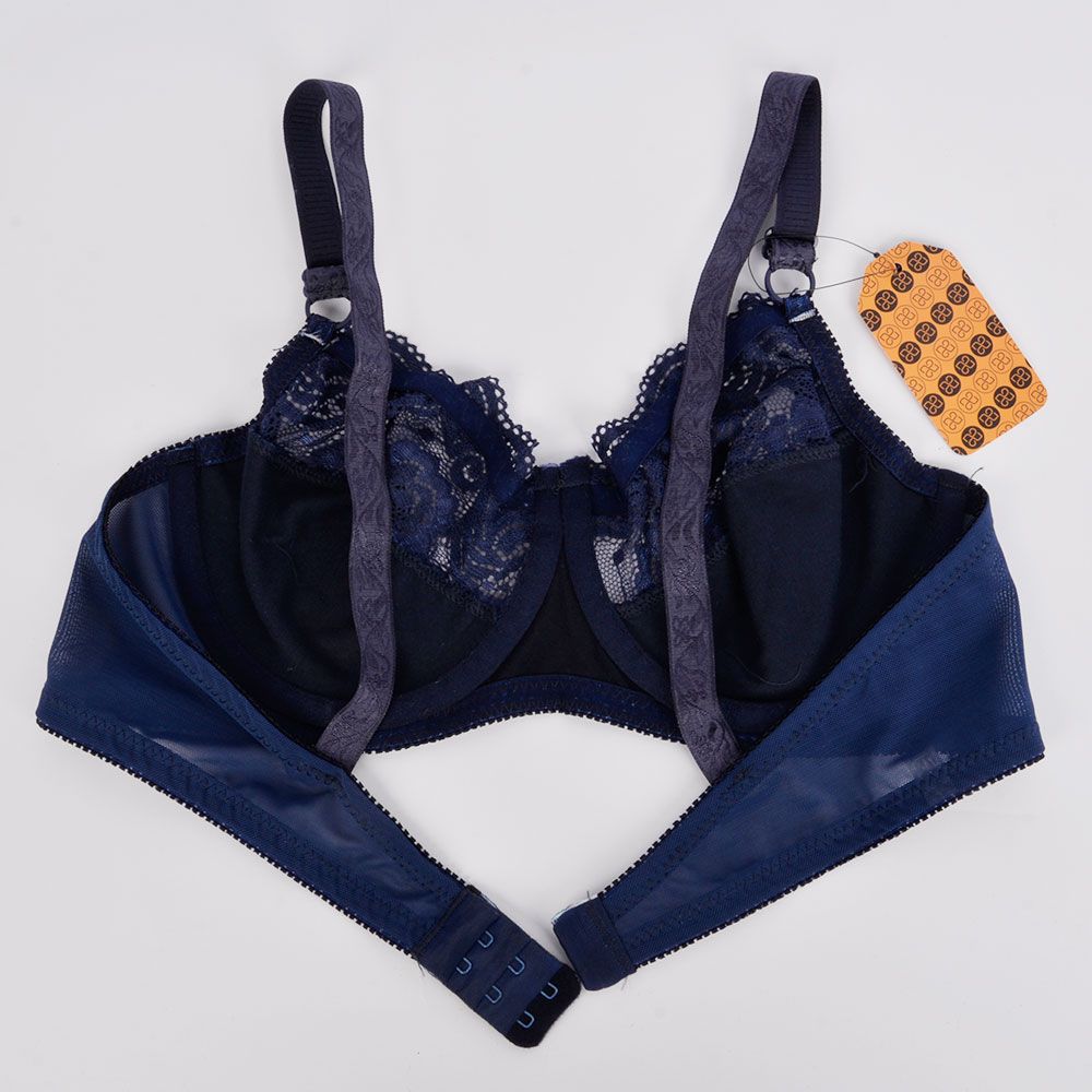 سوتین زنانه دکسونری مدل 340018214 گیپور رنگ سرمه ای -  - 4