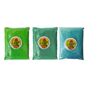 شن تزیینی کاکتوس مدل آموزشی طرح رنگی وزن 500 گرم بسته 3 عددی