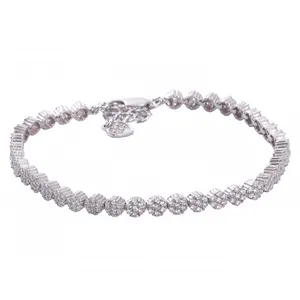 دستبند نقره زنانه مدل 12