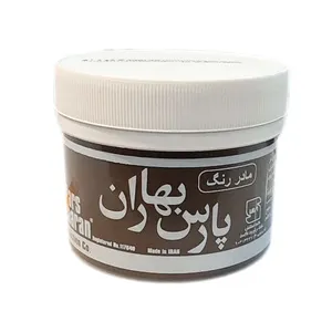 خمیر رنگ قهوه ای پارس بهاران مدل Q10 وزن 500 گرم