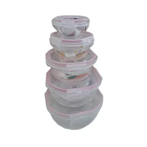 ظرف نگهدارنده مدل پیونی مجموعه 5 عددی