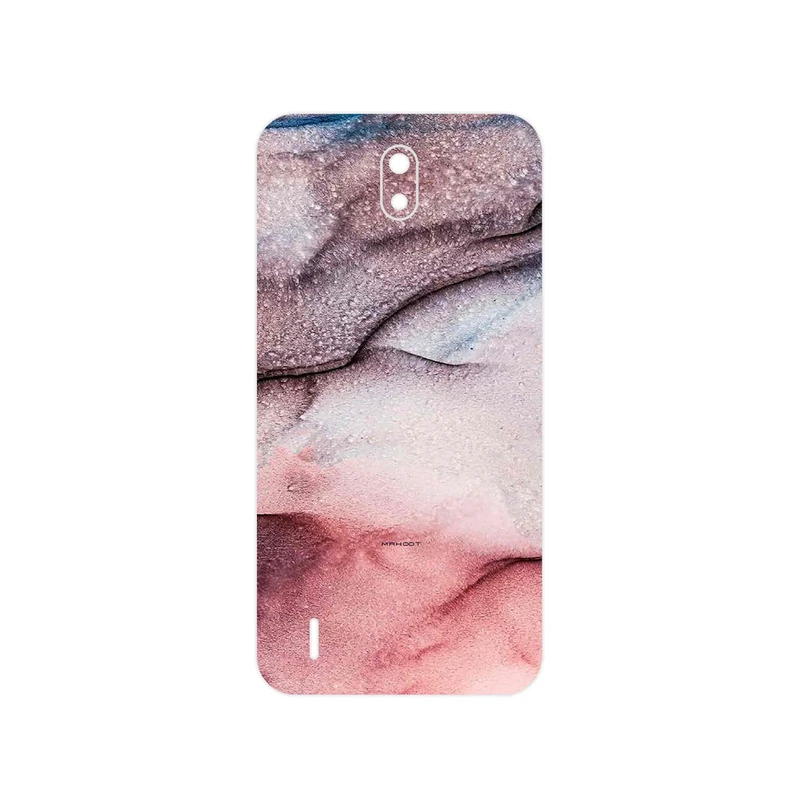 برچسب پوششی ماهوت مدل Smoky pink marble مناسب برای گوشی موبایل نوکیا C1