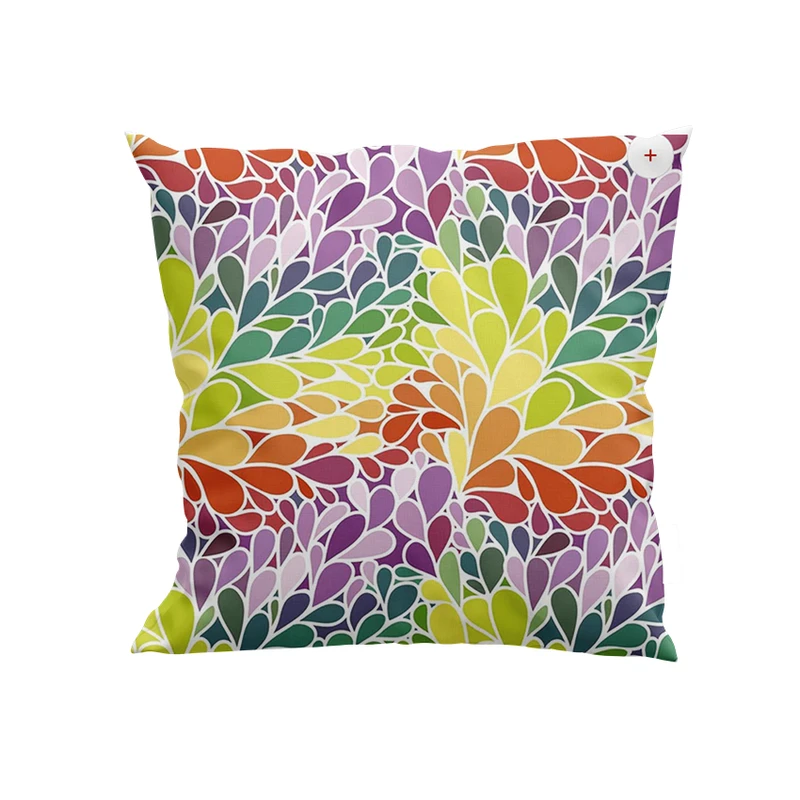 کوسن پاد آفرین مدل قطره های رنگی فانتزی کد DKK334