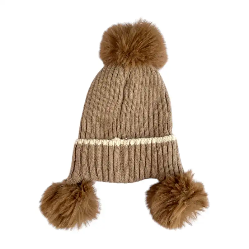 کلاه بافتنی بچگانه مدل خرس