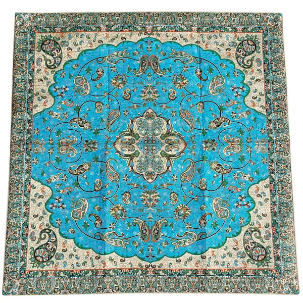 رومیزی ترمه مدل ابریشم شاه عباسی کد 654