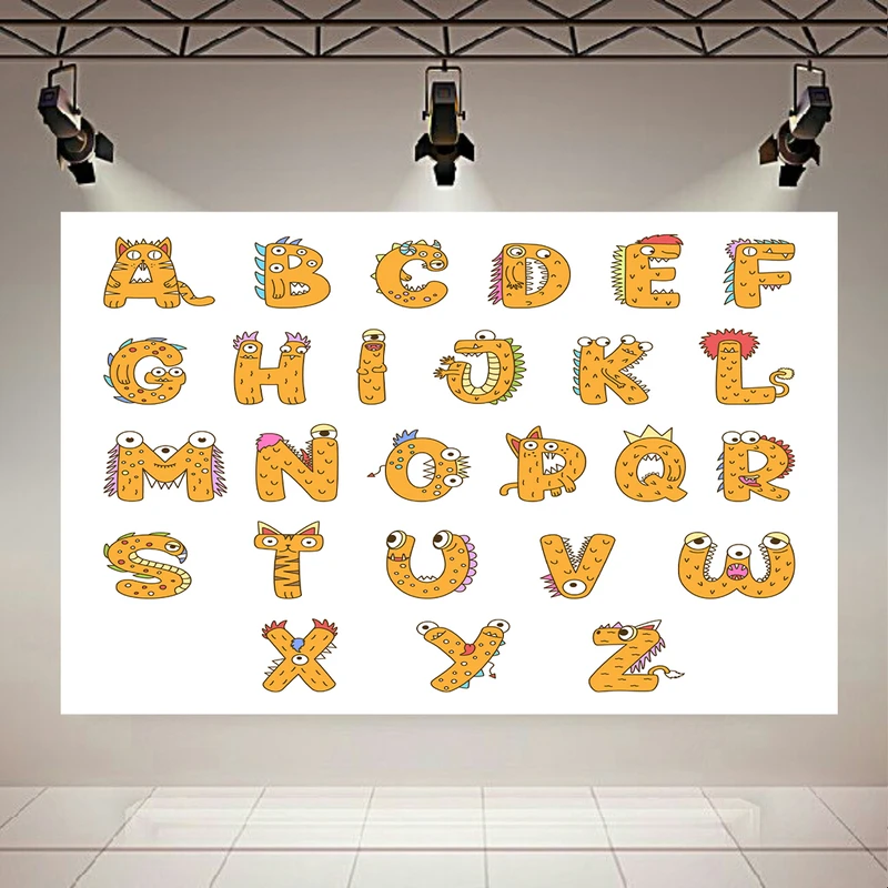 پوستر طرح حروف الفبای انگلیسی مدل کودکانه کد AR303570