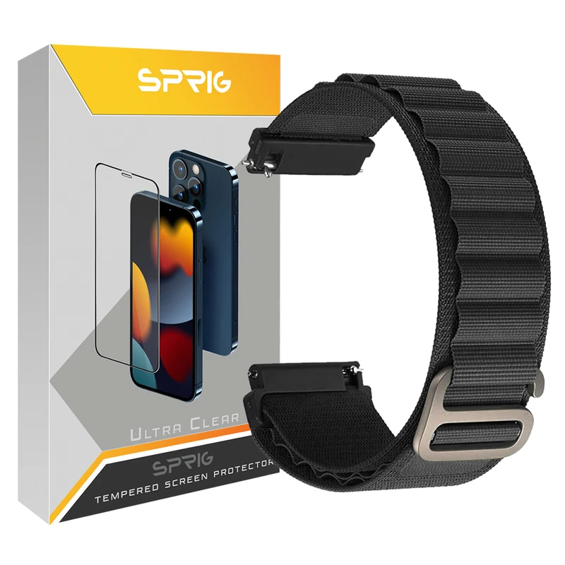 بند اسپریگ مدل Loop Alpine مناسب برای ساعت هوشمند سامسونگ Galaxy Watch Active 1 / Active 2 40mm / Active 2 44mm / Watch 3 size 41mm / Galaxy Watch 4 40mm / watch 4 42mm / watch 4 44mm / watch 4 46mm