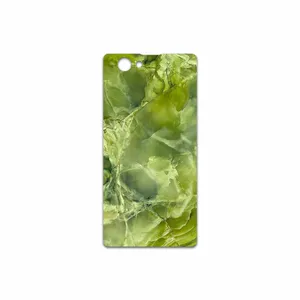 MAHOOT Green Crystal Marble Cover Sticker for Sony Xperia Z1 Compact