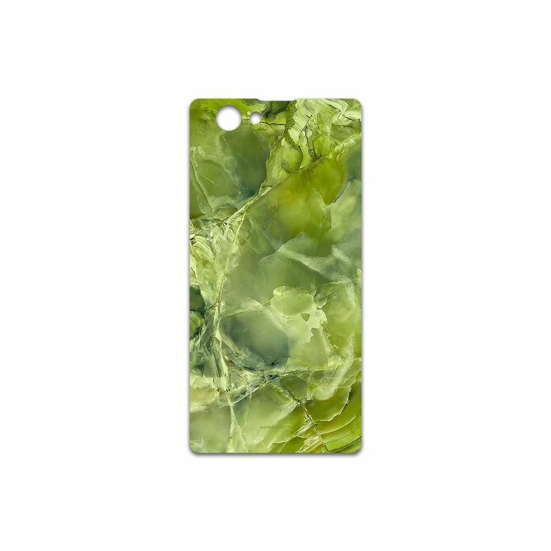 برچسب پوششی ماهوت مدل Green Crystal Marble مناسب برای گوشی موبایل سونی Xperia Z1 Compact