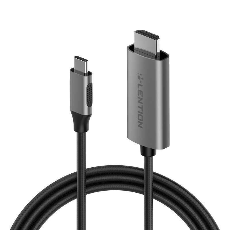  کابل تبدیل USB-C به HDMI لنشن مدل CU-707 طول 1.8 متر 