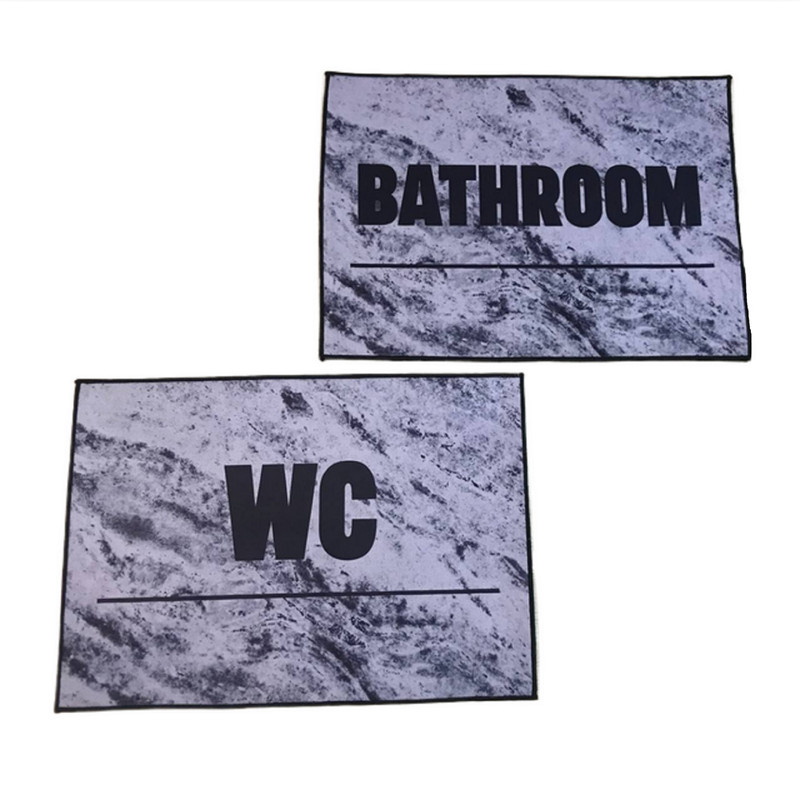 پادری مدل چاپی طرح سنگی سایز 70x50 سانتی متر مجموعه 2 عددی