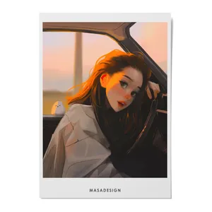 کارت پستال ماسا دیزاین طرح دختر مدل ZOD061