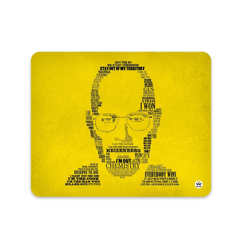 ماوس پد شادیت مدل برکینگ بد کد826 سایز 24*19 سانتی متر