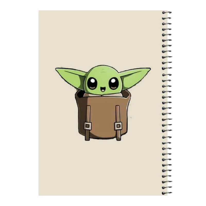 دفتر مشق 80 برگ اس جی مدل بیبی یودا کد۸   