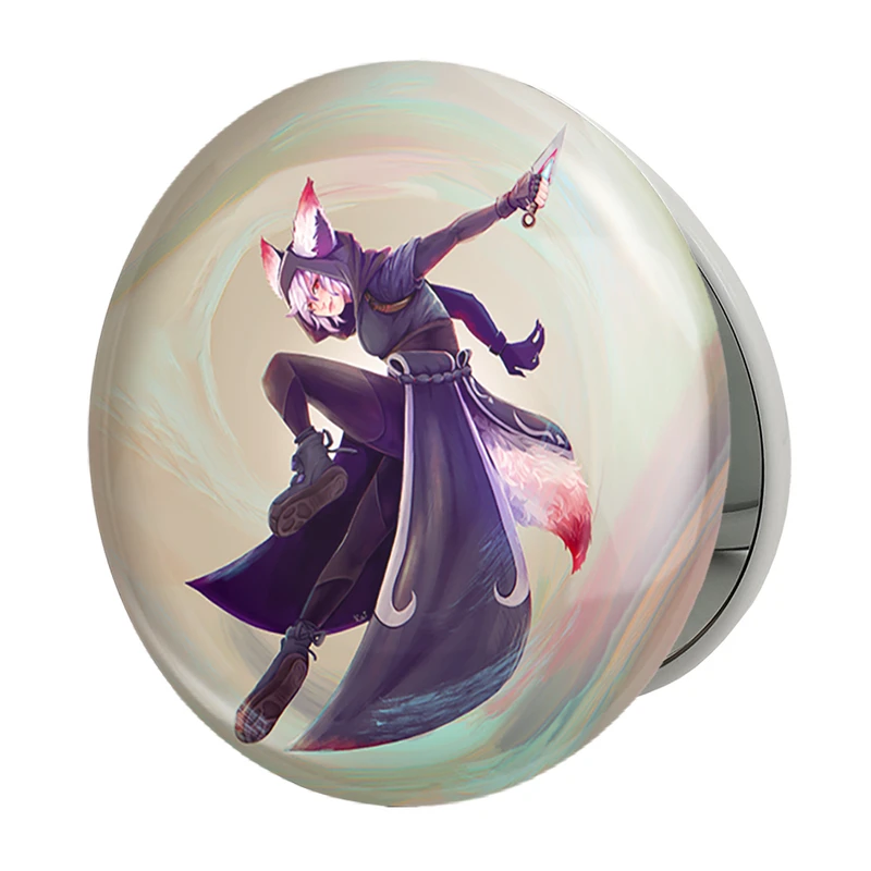 آینه جیبی خندالو طرح بازی اورواچ (Overwatch) مدل تاشو کد 31630