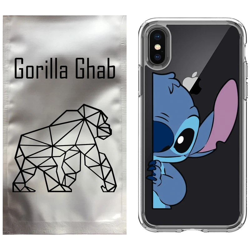 کاور گوریلا قاب مدل CLG کد 74 طرح استیچ مناسب برای گوشی موبایل اپل iPhone X / XS