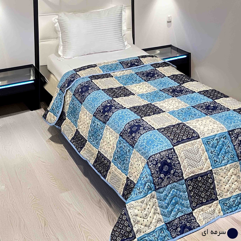 روتختی یک نفره مانیکاهوم مدل چهل تکه پلاس سایز 220x150 سانتی‌متر