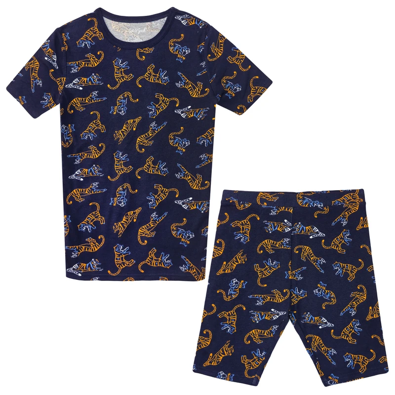 ست تی شرت و شلوارک پسرانه کت اند جک مدل SEP-MODSAZ0043