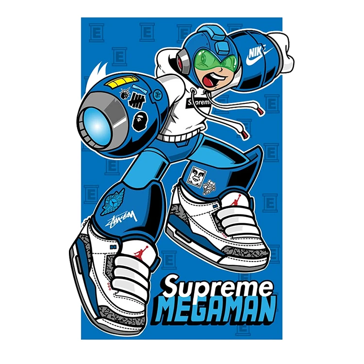 استیکر پارچه و لباس پاد آفرین مدل کارتونی کد S1271