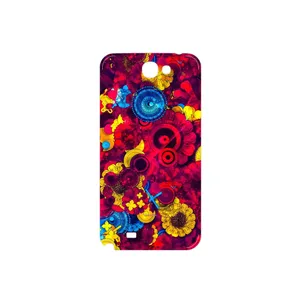 MAHOOT Vector Flower Garden Digital Art Cover Sticker for Samsung Galaxy Note 2