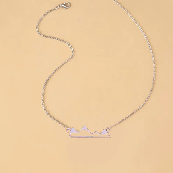 گردنبند دخترانه مدل mountain گردنبند دخترانه مدل mountain