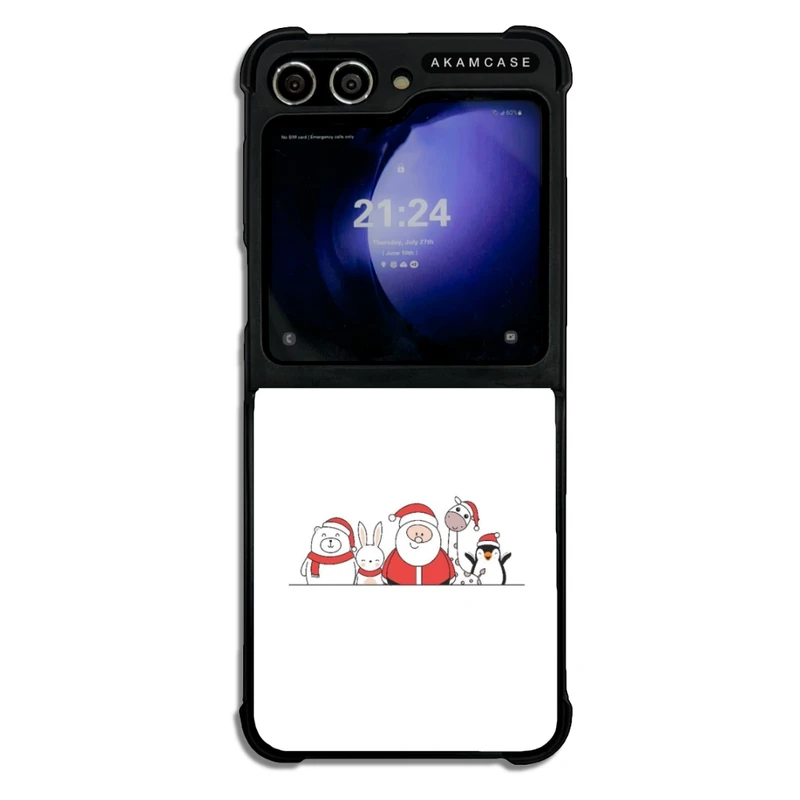 کاور آکام مدل AMCWSGZFLIP5-CHRISTMAS16 مناسب برای گوشی موبایل سامسونگ Galaxy Z Flip 5