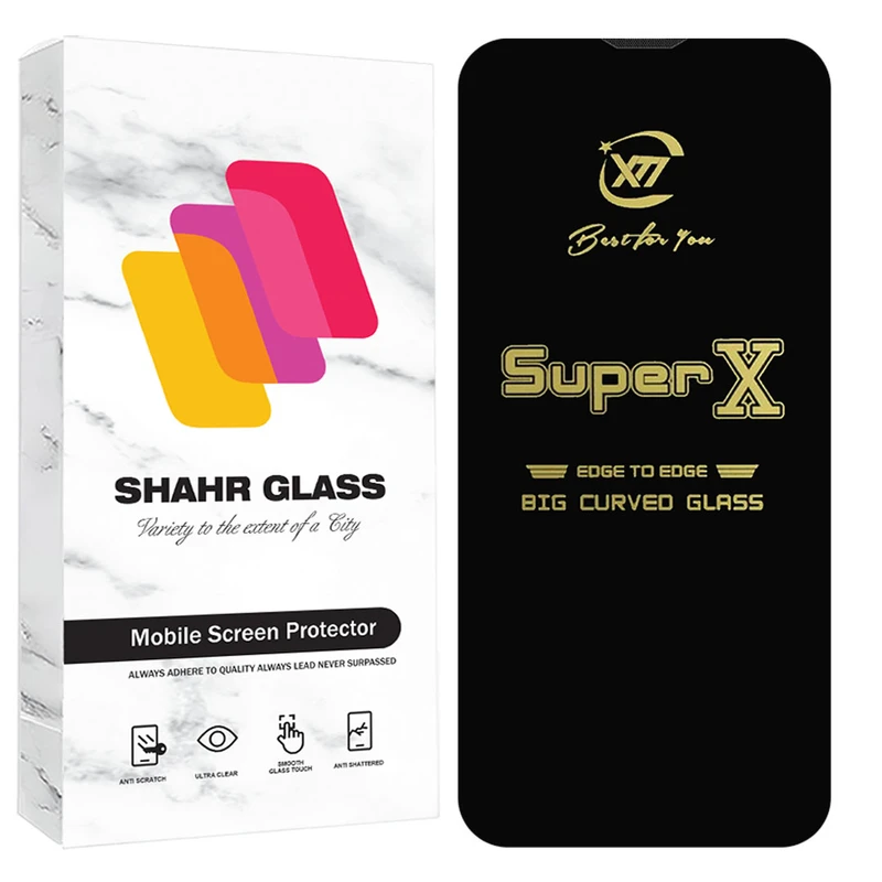 محافظ صفحه نمایش سوپر ایکس شهر گلس مدل SUPXS30 مناسب برای گوشی موبایل اپل iPhone 13 Pro Max/iPhone 14 Plus